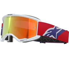 Alpinestars Vision 5 Corp - MX Morocross Brille weiss rot blau