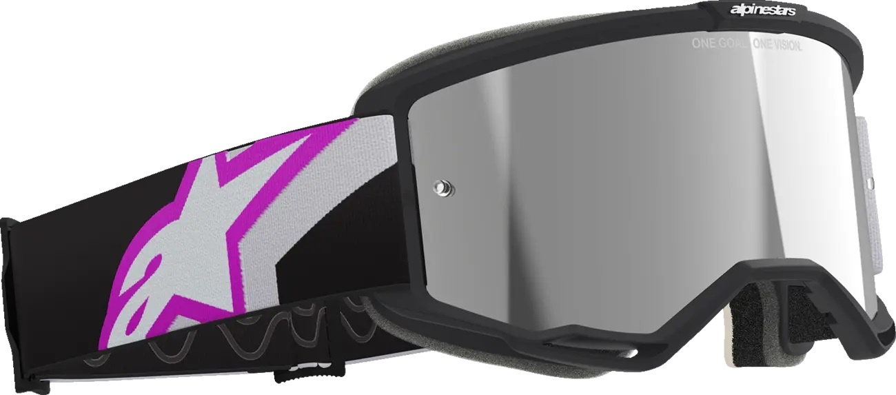 Alpinestars Vision 5 Corp - MX Morocross Brille grau pink