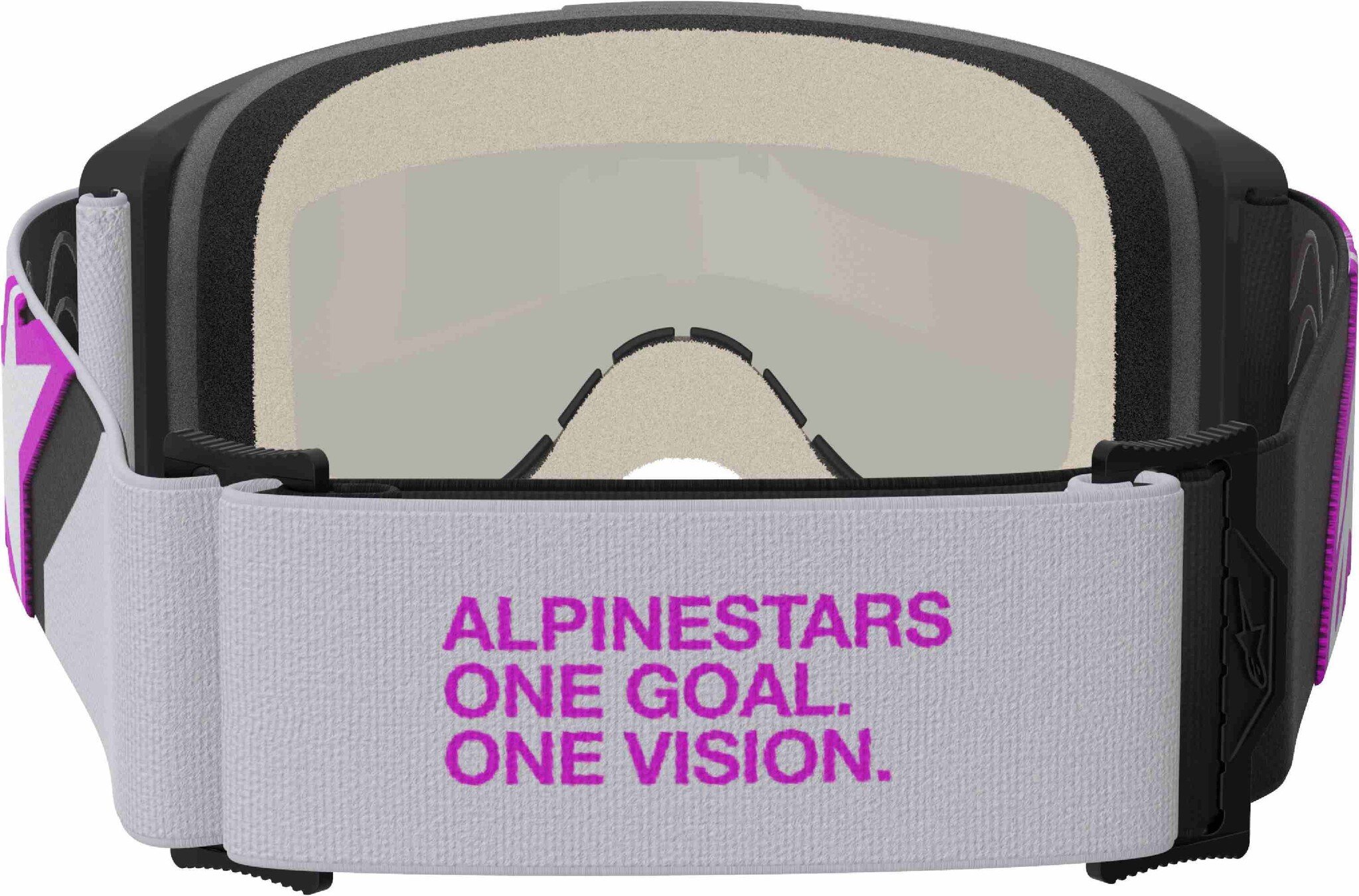 Alpinestars Vision 5 Corp - MX Morocross Brille grau pink