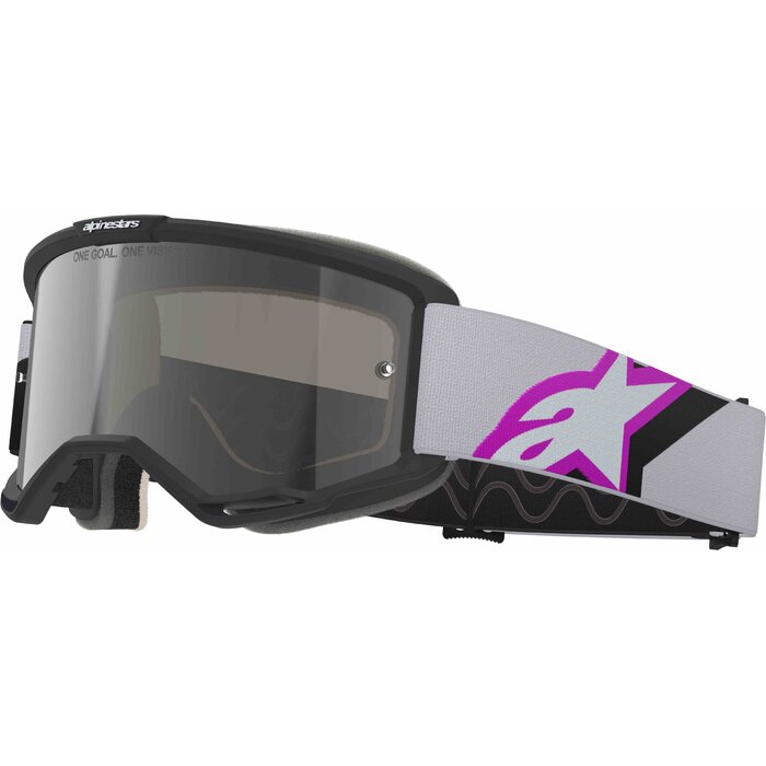 Alpinestars Vision 5 Corp - MX Morocross Brille grau pink