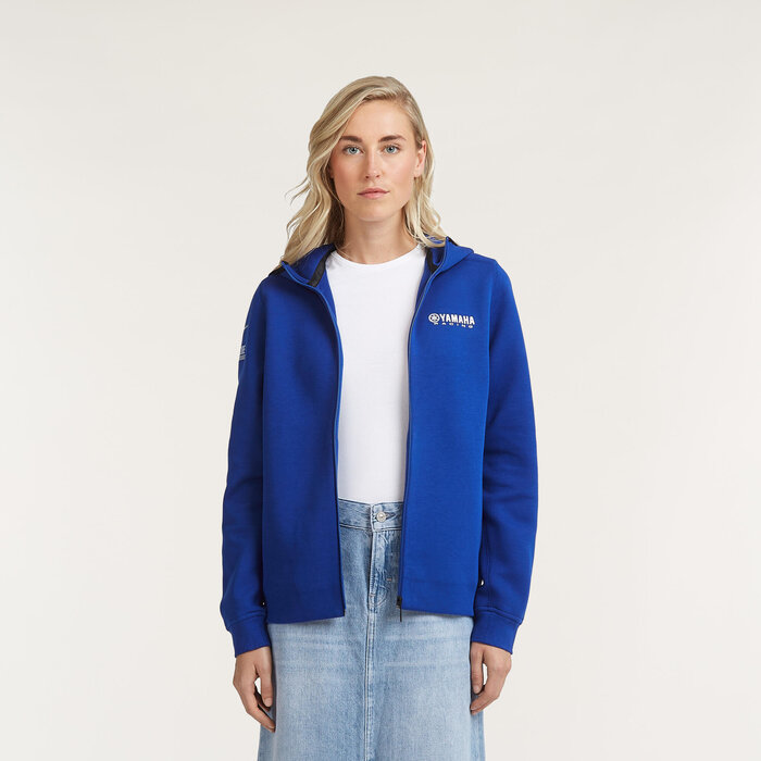 Yamaha Paddock Blue Team Damen Hoodie Jacke
