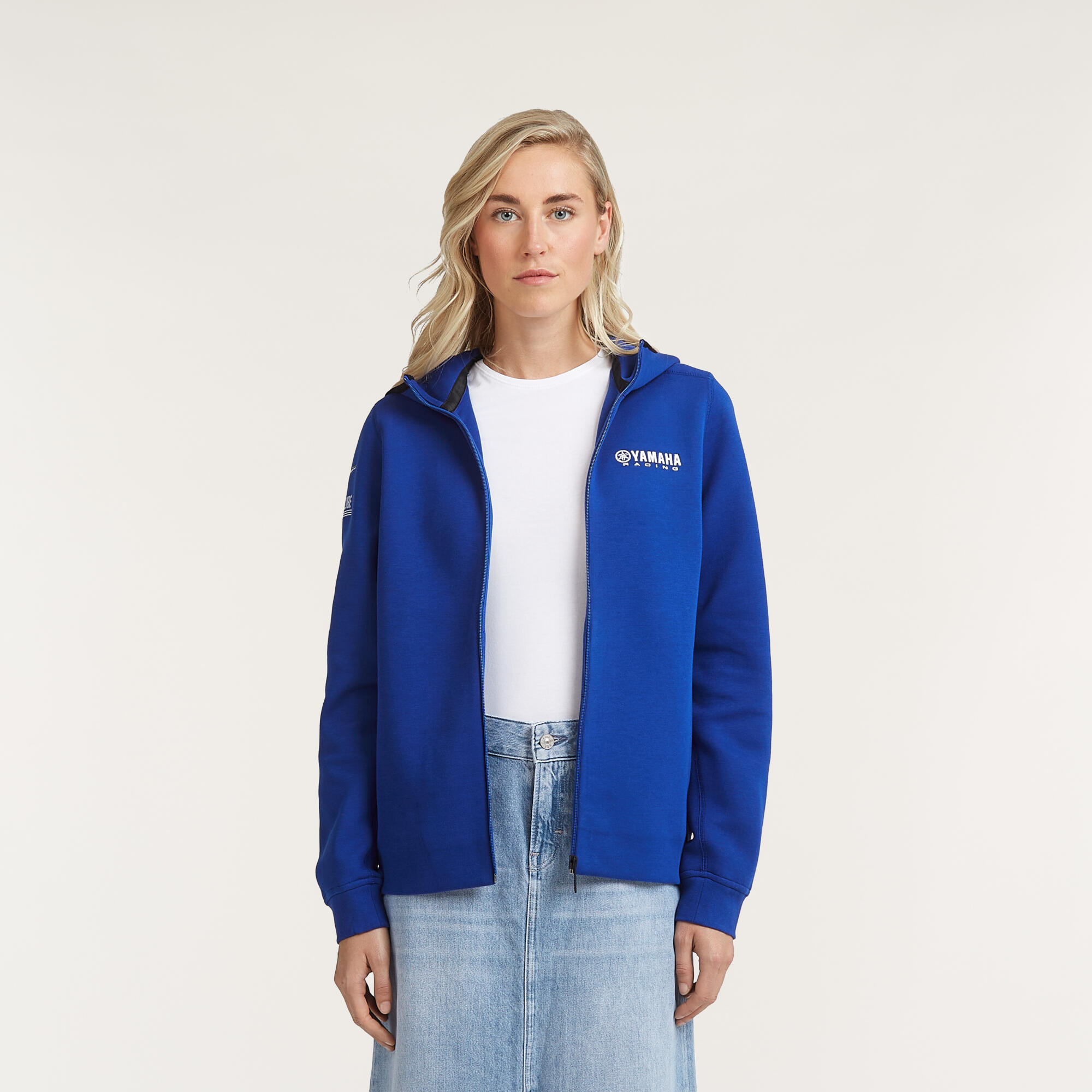 Yamaha Paddock Blue Team Damen Hoodie Jacke
