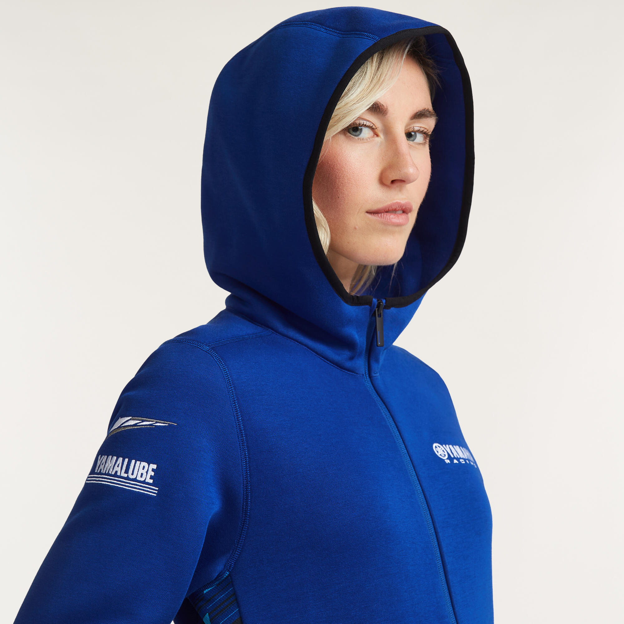 Yamaha Paddock Blue Team Damen Hoodie Jacke