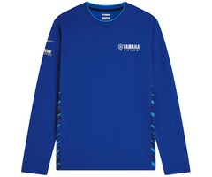 Yamaha Paddock Blue Team Langarm T-Shirt für Herren