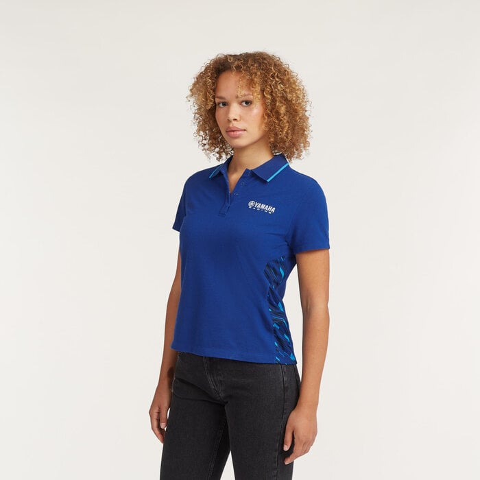 Yamaha Paddock Blue Team Poloshirt für Damen