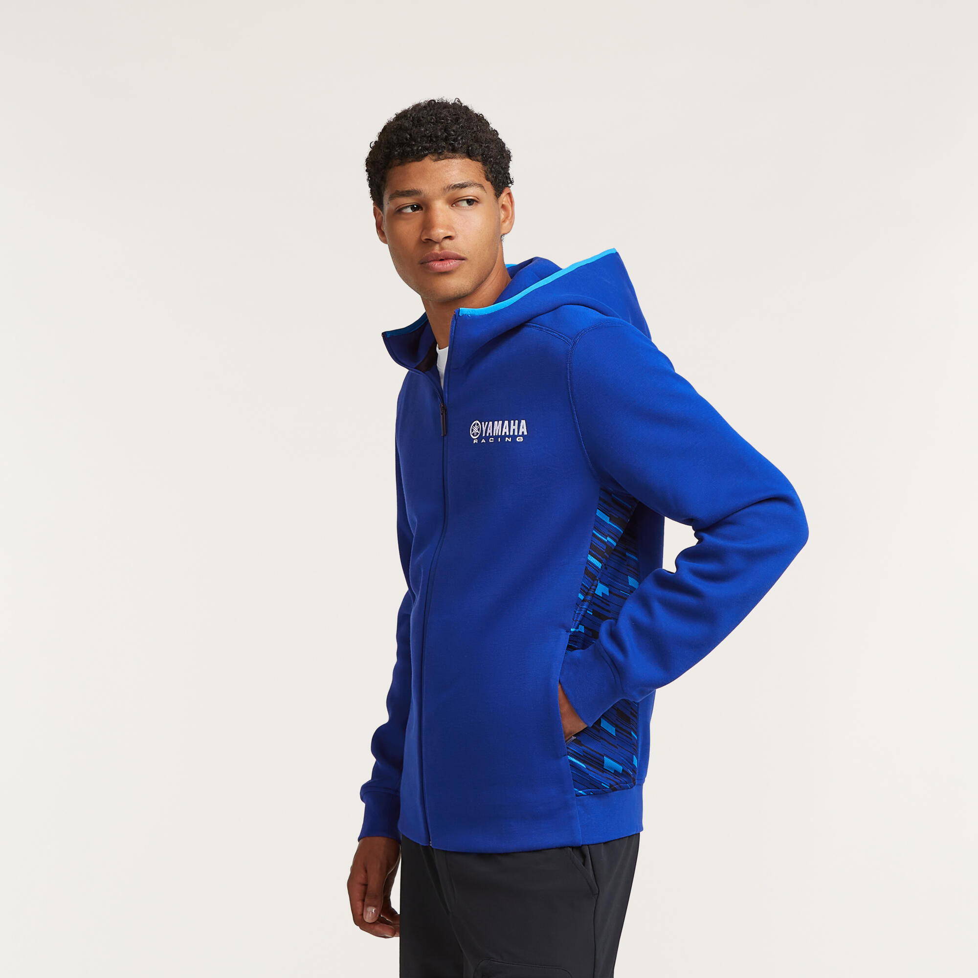 Yamaha Paddock Blue Team Herren Hoodie Jacke