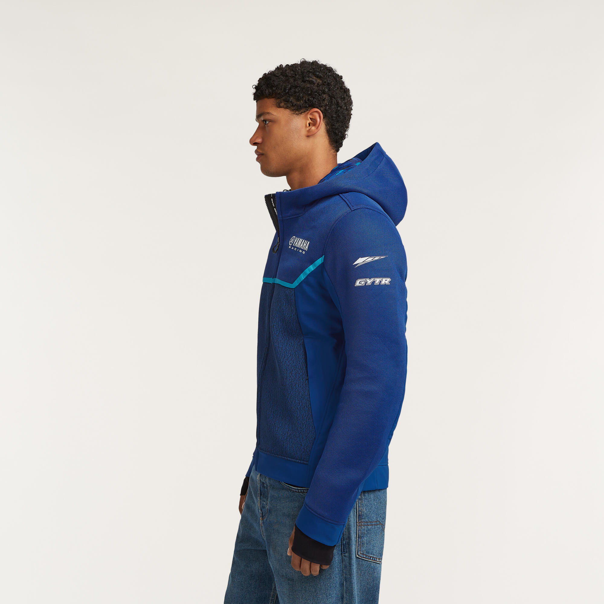 Yamaha Paddock Blue Fahrer Jacke für Herren
