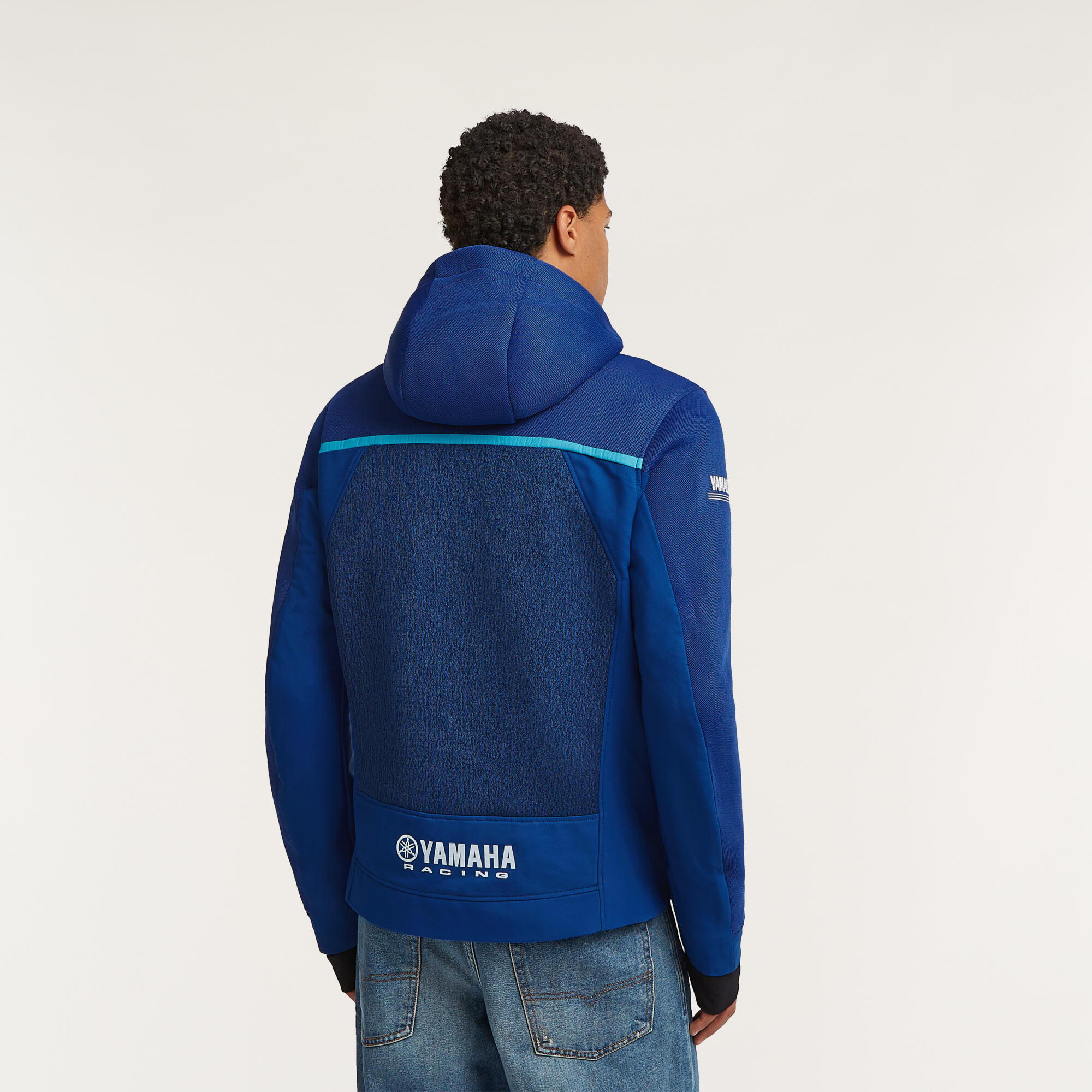 Yamaha Paddock Blue Fahrer Jacke für Herren