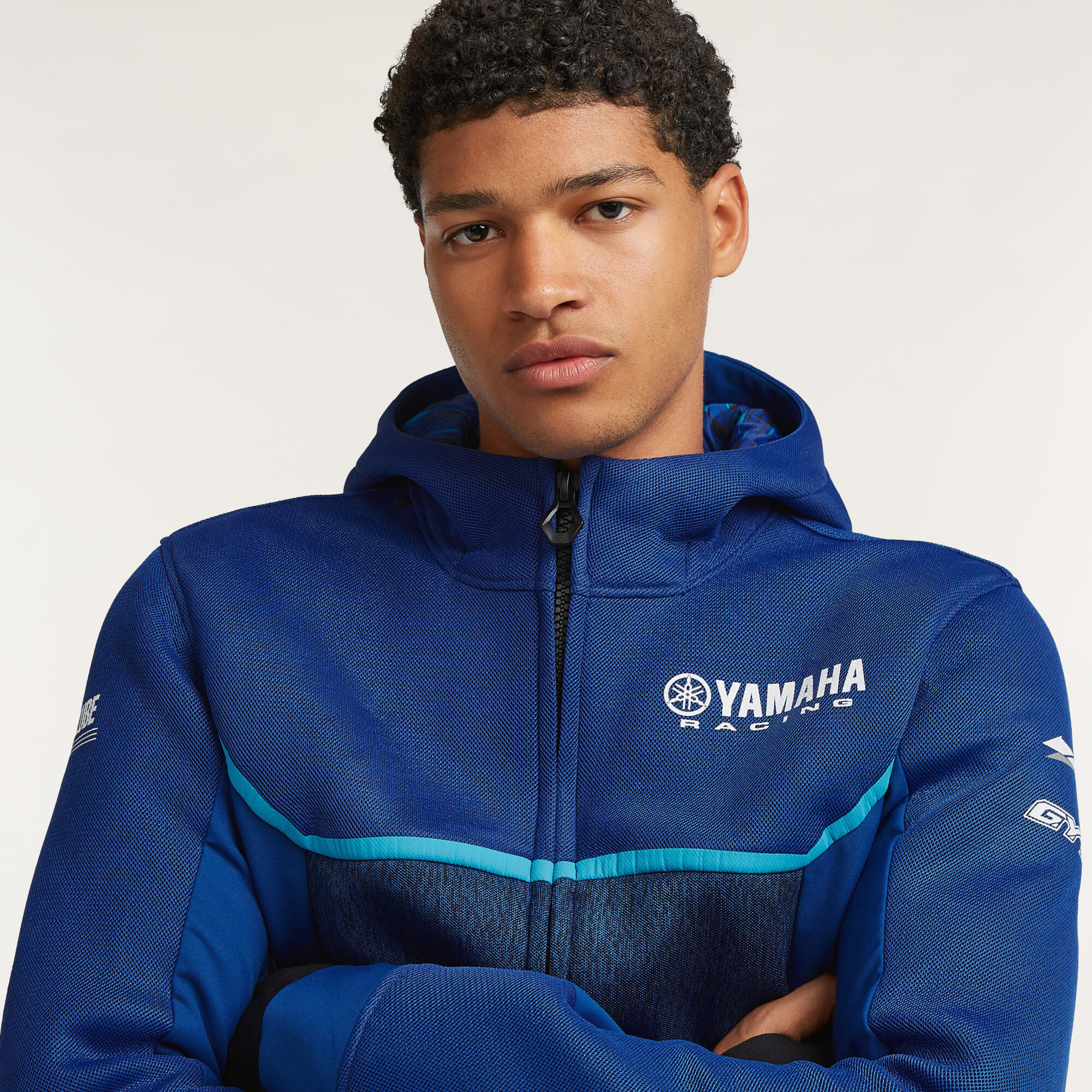 Yamaha Paddock Blue Fahrer Jacke für Herren