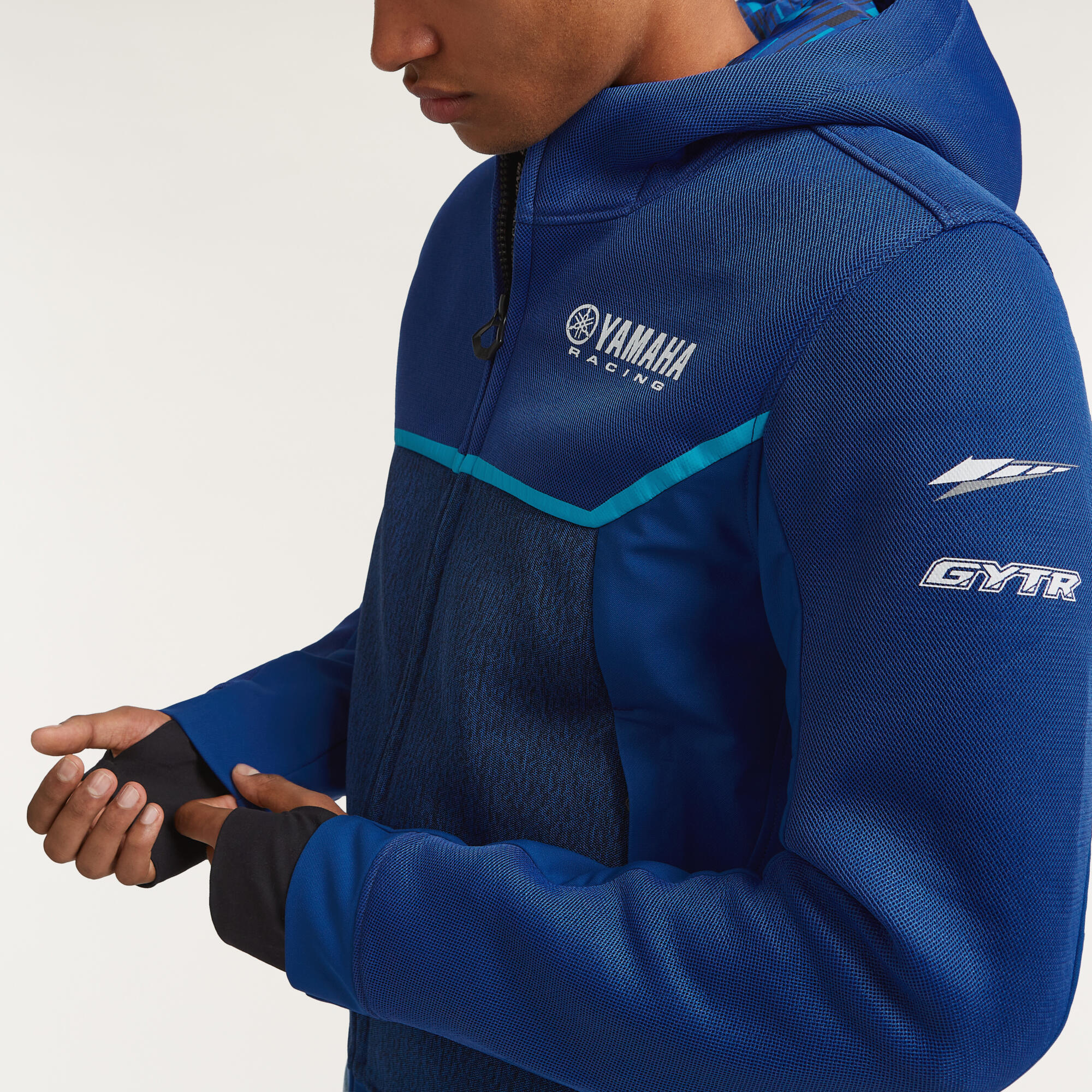 Yamaha Paddock Blue Fahrer Jacke für Herren