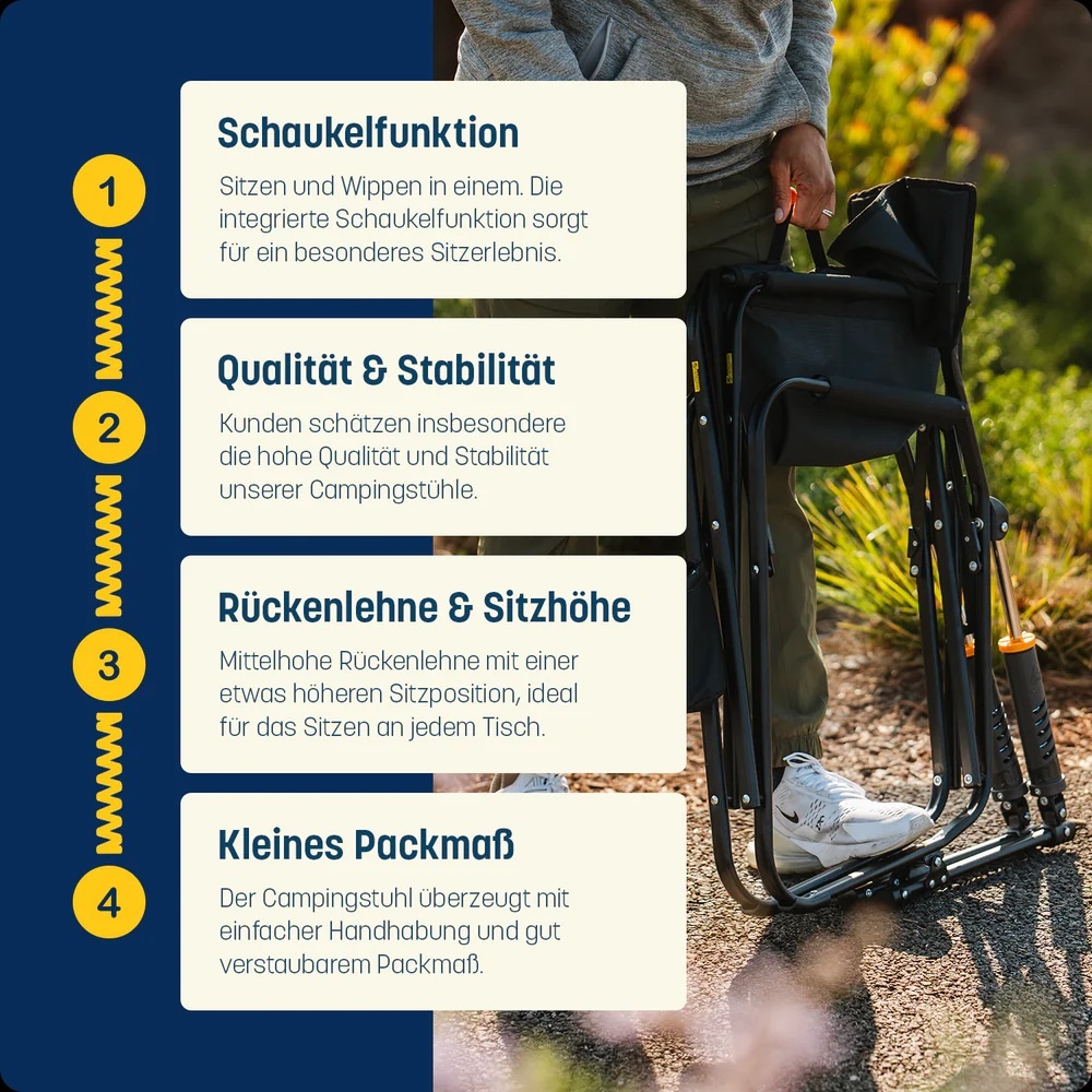 GCI Freestyle Rocker Elite Campingsessel