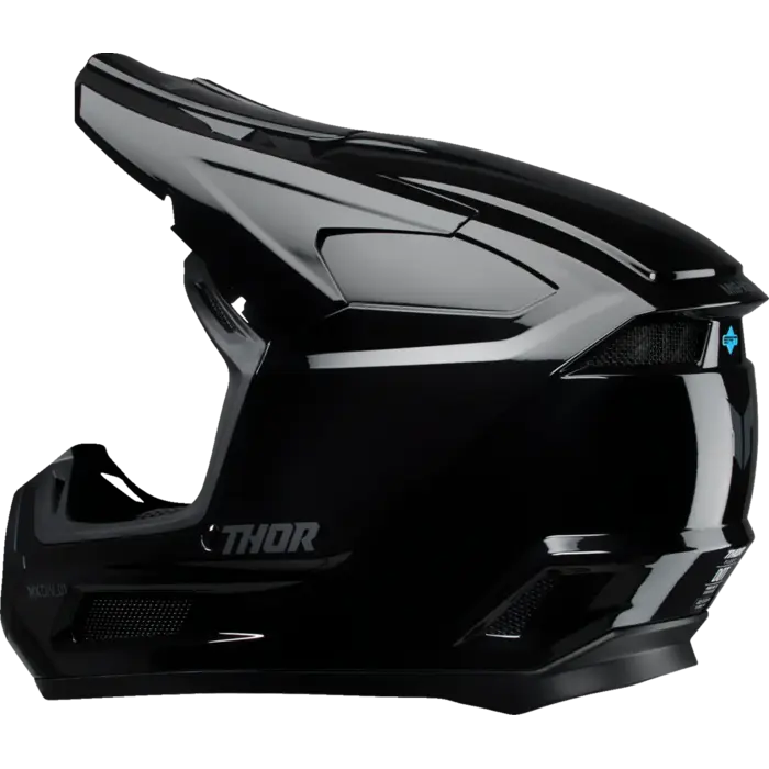 Thor Kinderhelm Fleet Blackout schwarz - glänzend