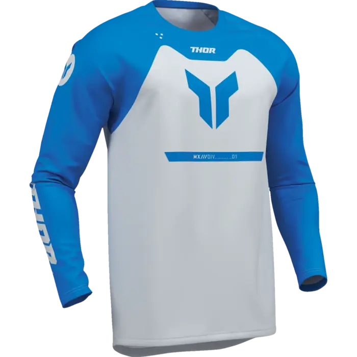 Thor Kinder Ridemode Menace Jersey grau blau