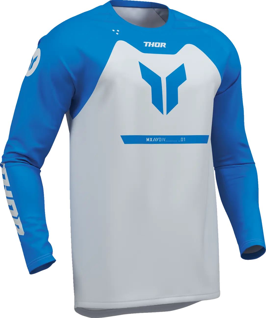 Thor Kinder Ridemode Menace Jersey grau blau