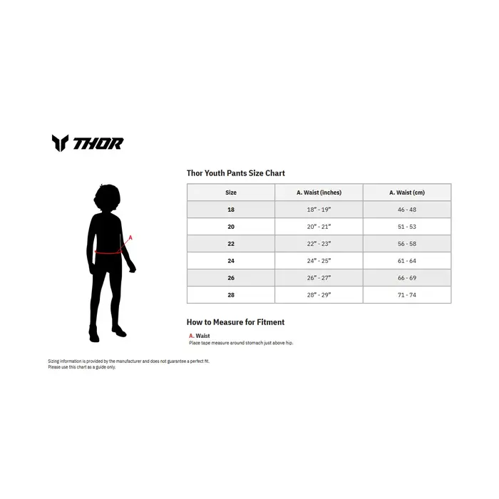 Thor Kinder Ridemode Menace Hose grau blau