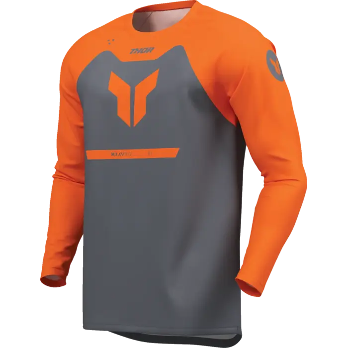 Thor Kinder Ridemode Menace Jersey grau orange