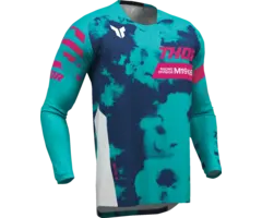 Thor Kinder Launchmode Bleach Jersey weiss aqua