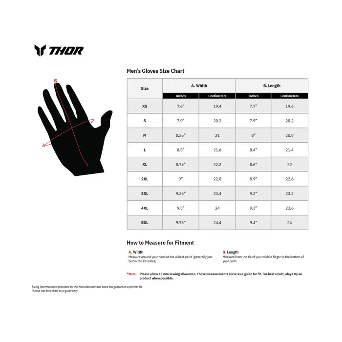 Thor Sportmode Handschuhe Iconic aqua blau