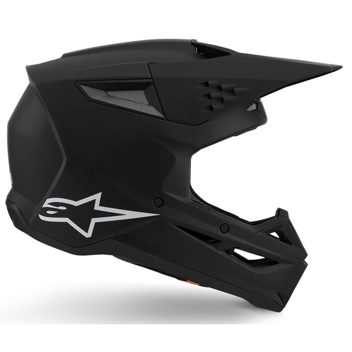 Alpinestars SM3 Motocross Helm Solid schwarz matt