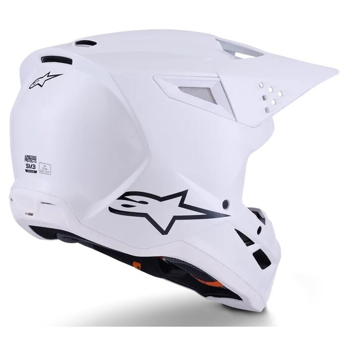 Alpinestars SM3 Motocross Helm Solid weiss