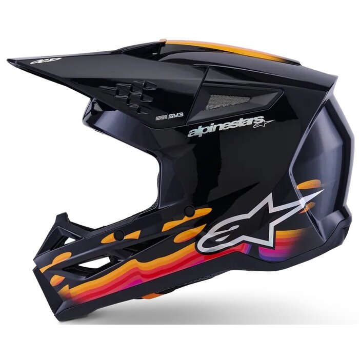 Alpinestars SM3 Motocross Helm Force schwarz