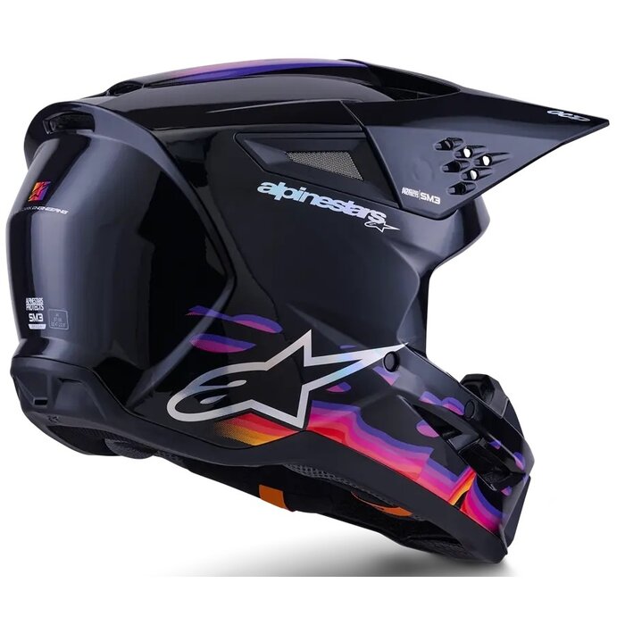 Alpinestars SM3 Motocross Helm Force schwarz