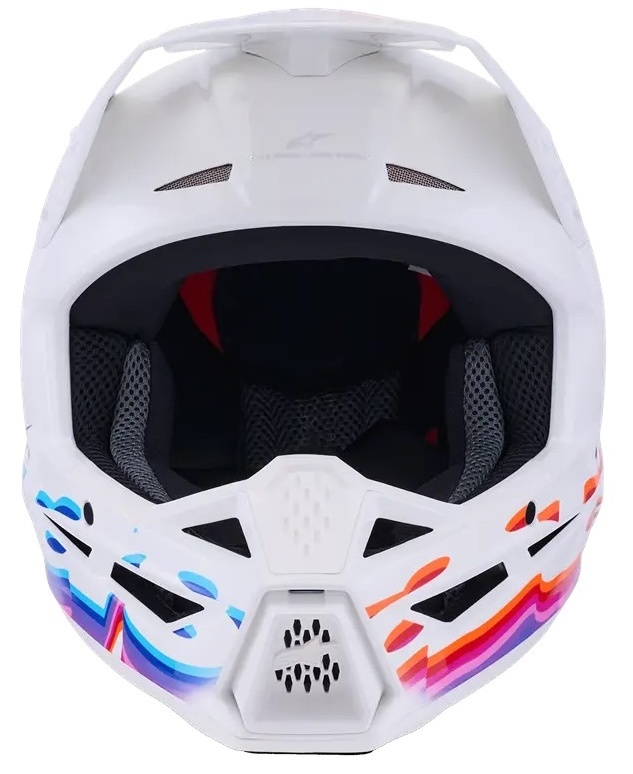 Alpinestars SM3 Motocross Helm Force weiss