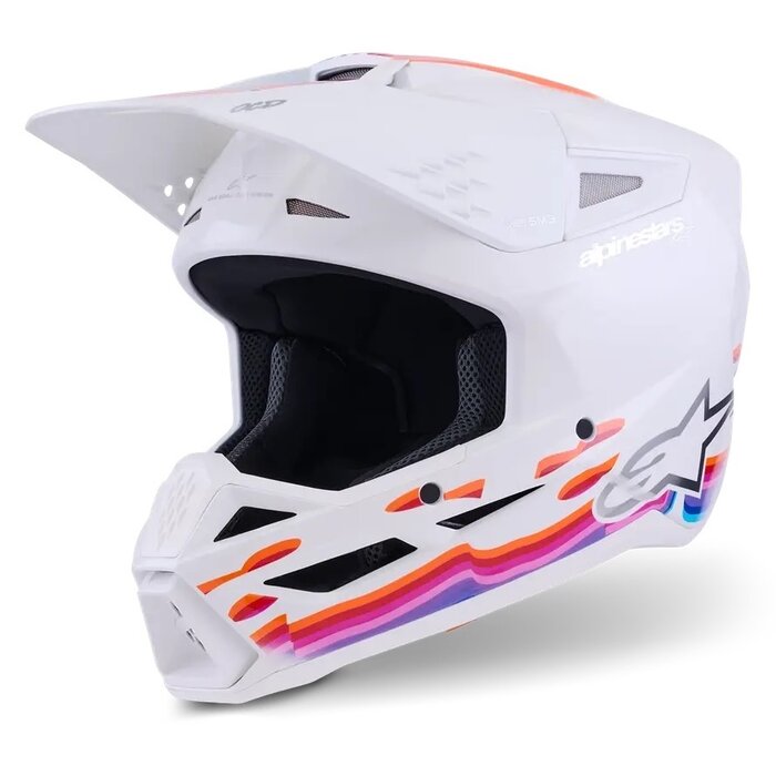 Alpinestars SM3 Motocross Helm Force weiss