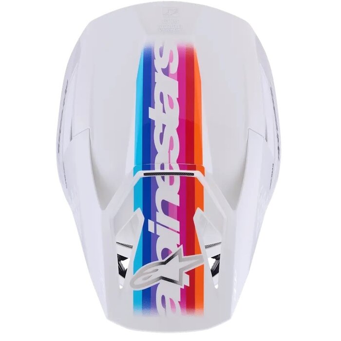 Alpinestars SM3 Motocross Helm Force weiss