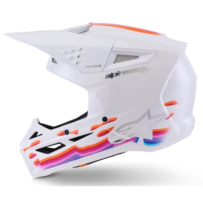 Alpinestars SM3 Motocross Helm Force weiss
