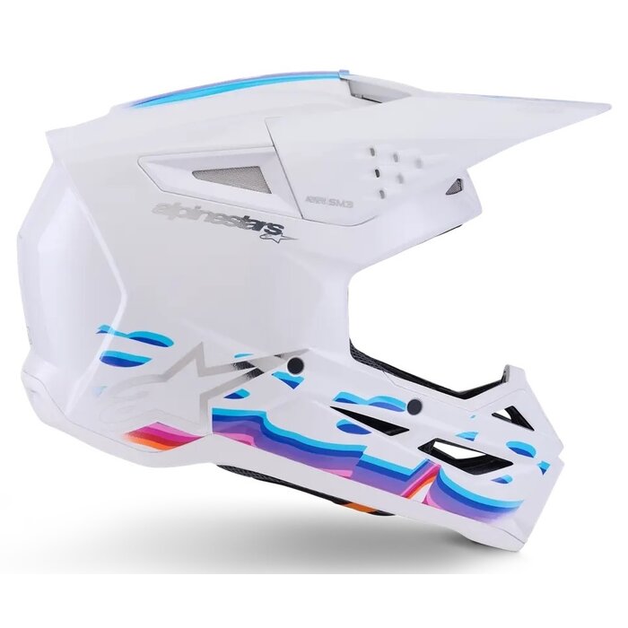 Alpinestars SM3 Motocross Helm Force weiss