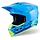 SM3 Motocross Helm Force cyan blau