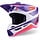 SM3 Motocross Helm Heat weiss orange lila