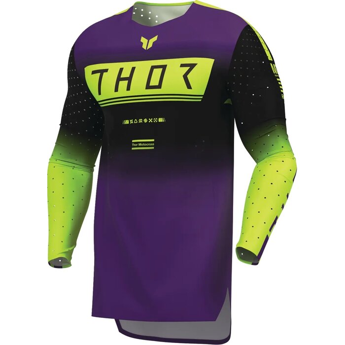 Thor Jersey Sportmode Geo Schwarz Lila