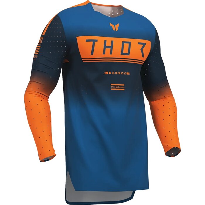 Thor Jersey Sportmode Geo Midnight Blau