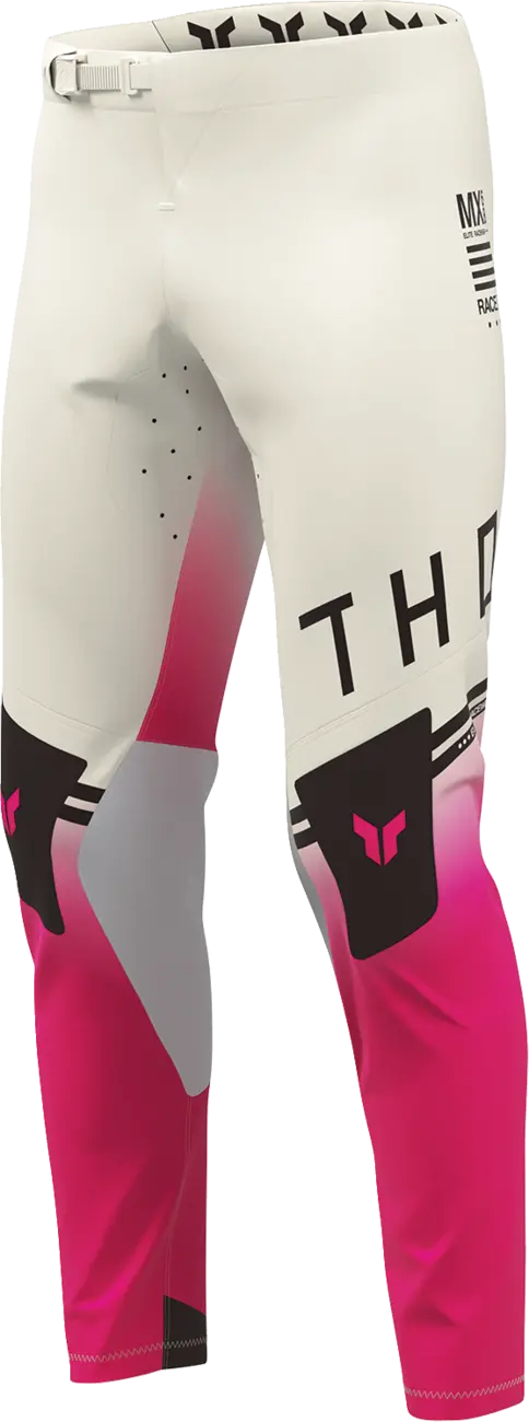 Thor Hose Sportmode Geo Vintage White Pink Hellgrau Schwarz