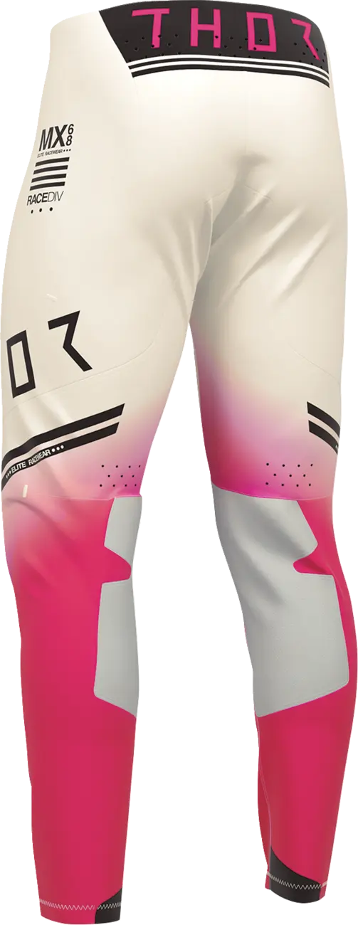 Thor Hose Sportmode Geo Vintage White Pink Hellgrau Schwarz