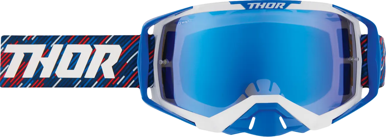 Thor Activate MX Enduro Brille blau weiss