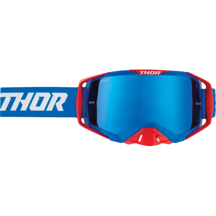 Thor Activate MX Enduro Brille blau rot
