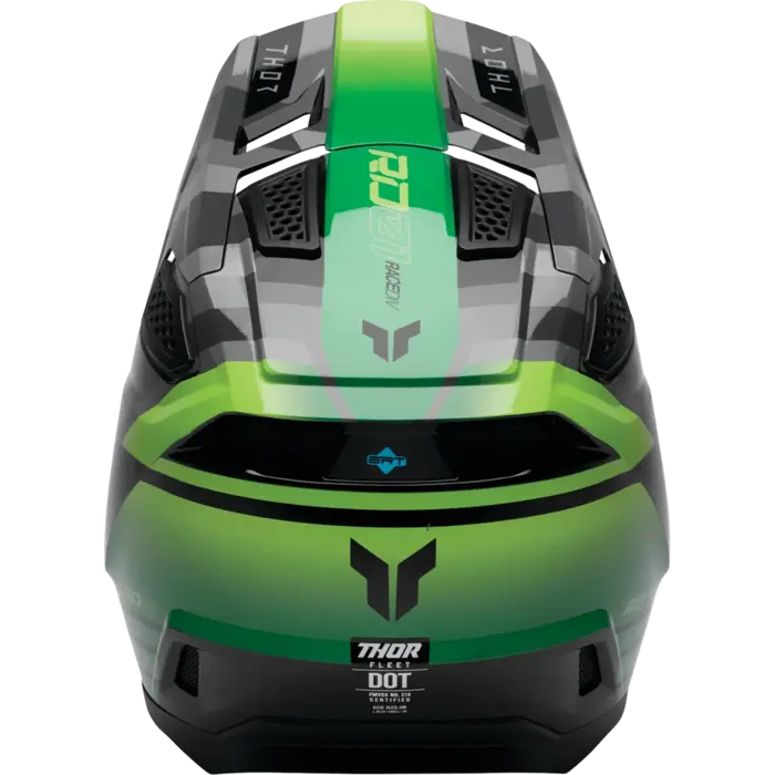 Thor Helm Fleet Camber grün grau