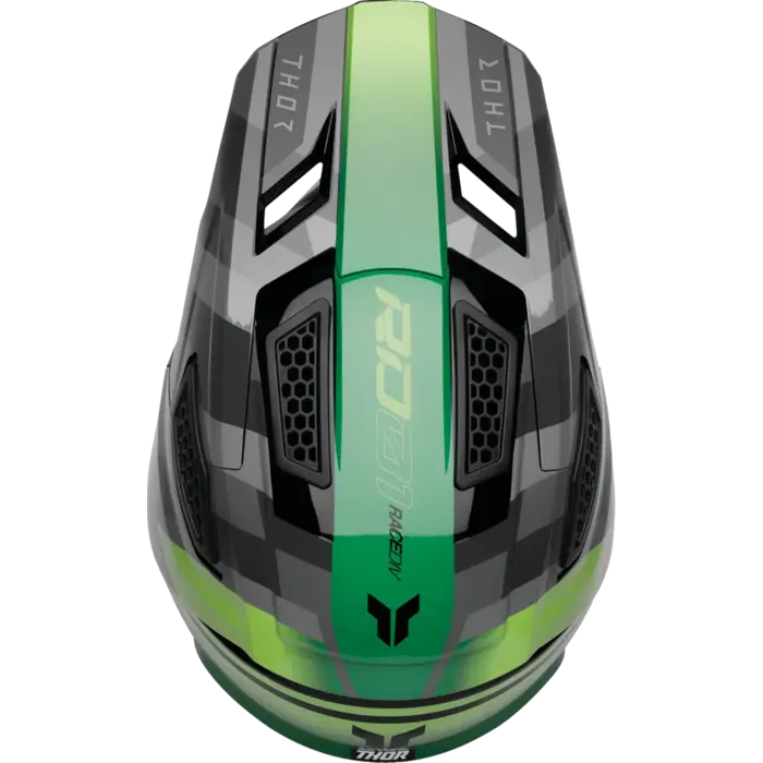 Thor Helm Fleet Camber grün grau