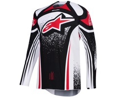 Alpinestars Techstar Nomur Jersey weiss rot schwarz