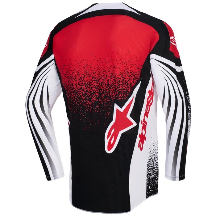 Alpinestars Techstar Nomur Jersey weiss rot schwarz
