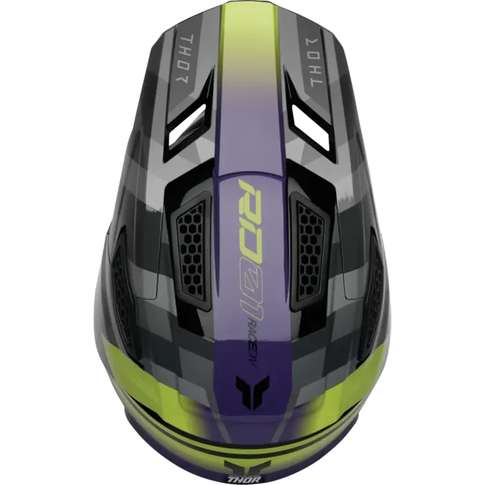 Thor Helm Fleet Camber schwarz grau lila