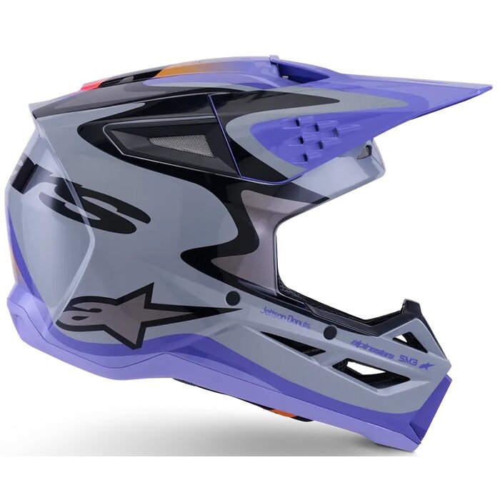 Alpinestars SM3 Kinder Helm Jettson violett