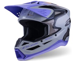 Alpinestars SM3 Kinder Helm Jettson violett