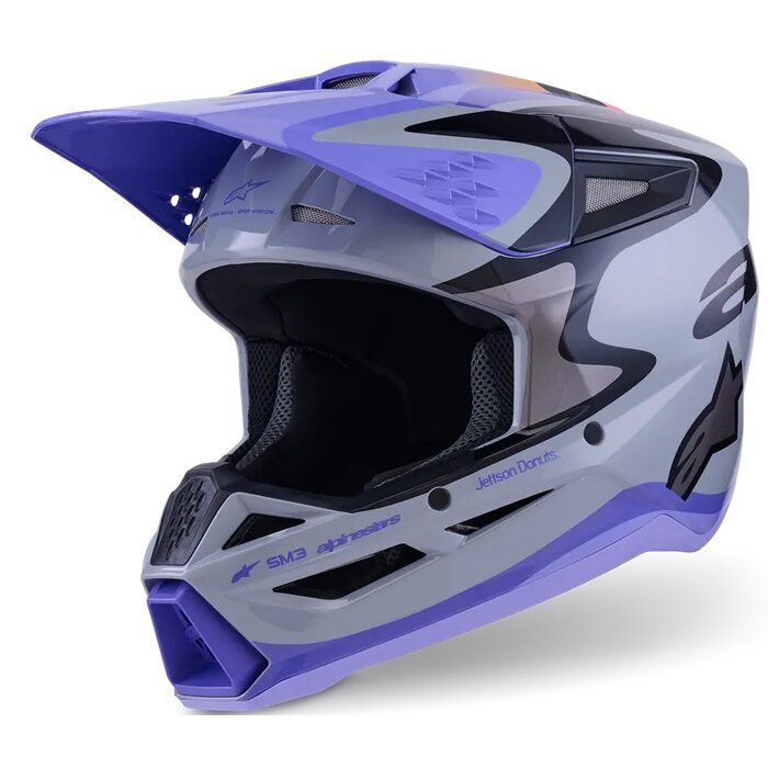 Alpinestars SM3 Kinder Helm Jettson violett