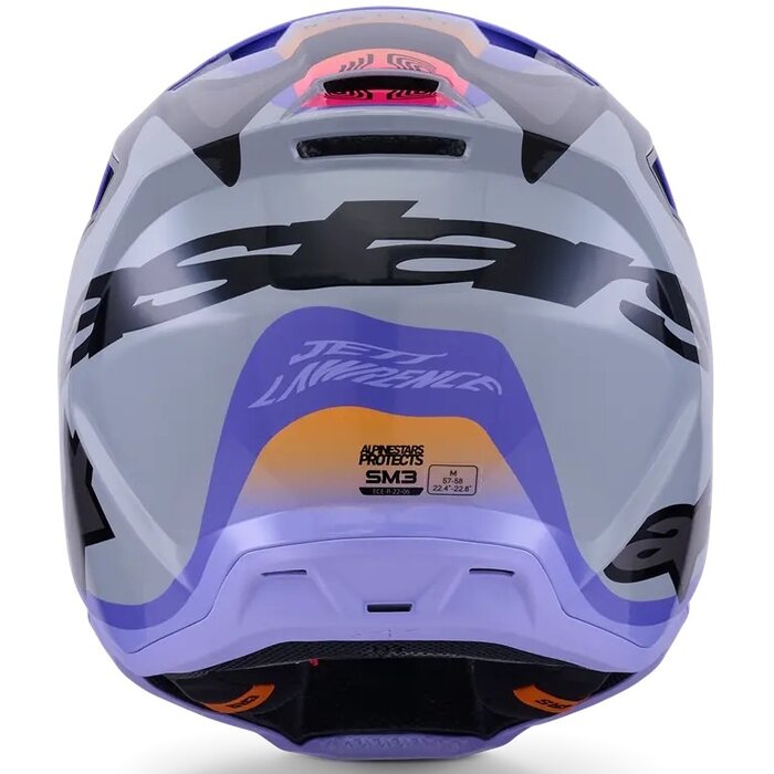 Alpinestars SM3 Kinder Helm Jettson violett