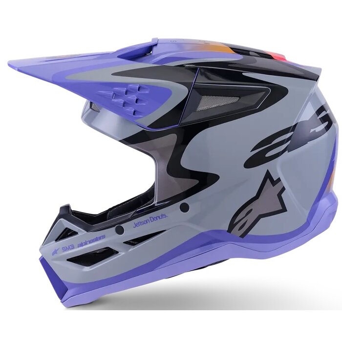 Alpinestars SM3 Kinder Helm Jettson violett