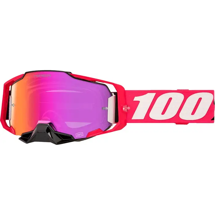 100 % Armega MX Enduro Brille Kloug HiPER red Mirror